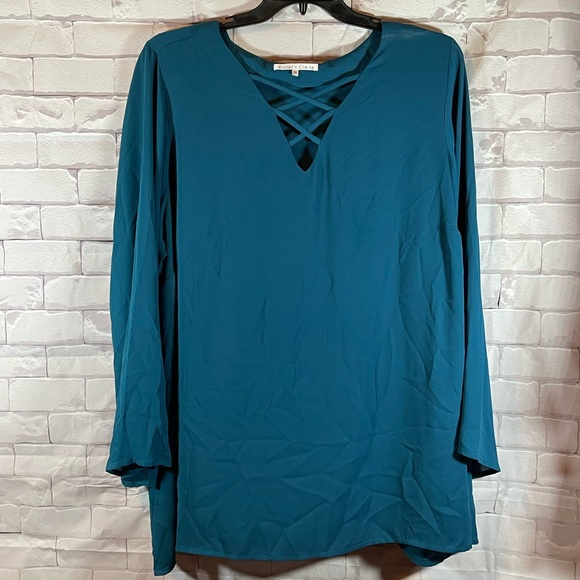 Violet & Claire Tops - Teal Tunic